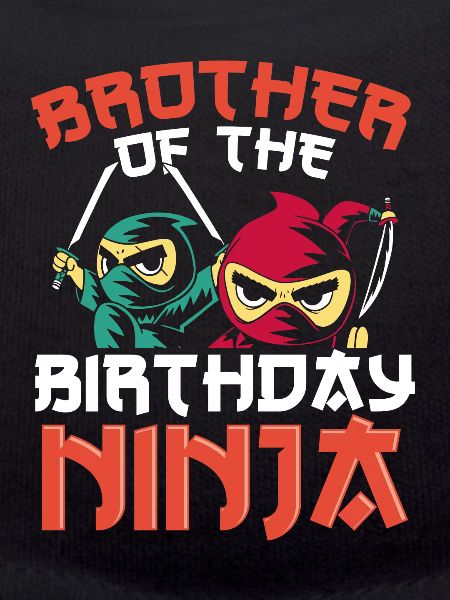 Frère du ninja d’anniversaire