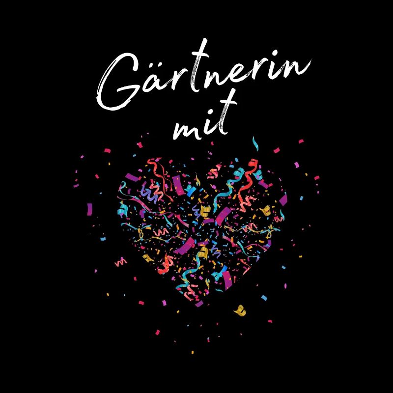 Gärtnerin mit Herz Gartenarbeit Pflanzen Gärtner