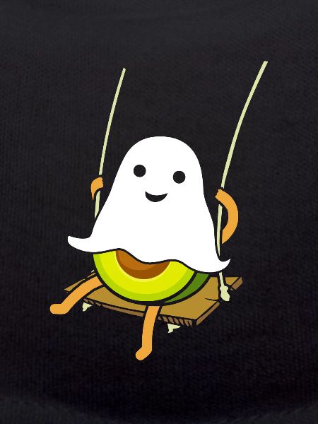 Avocado Swing Halloween Avocado Ghost