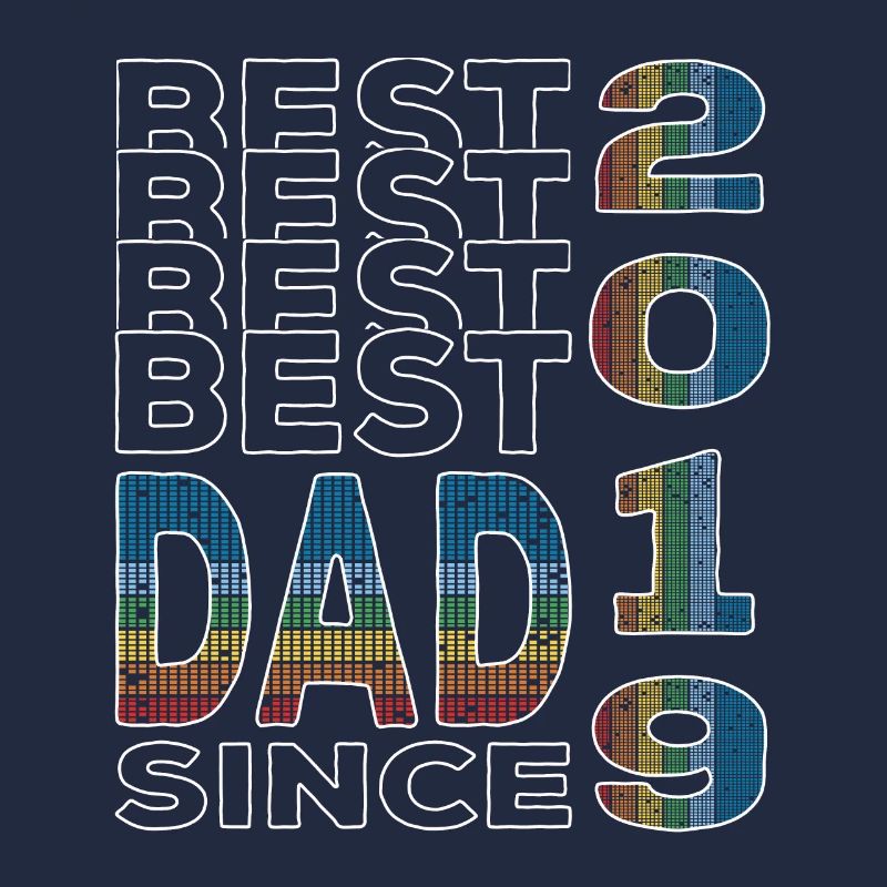 Bester Papa der Welt seit 2019 Vatertag Geburtstag