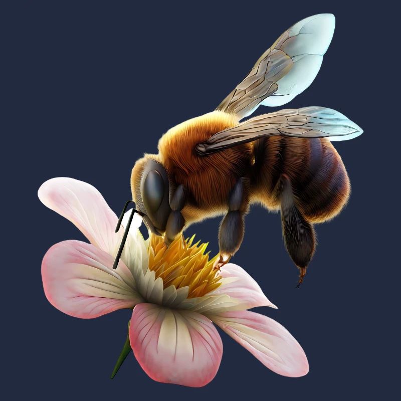 Biene auf Blume