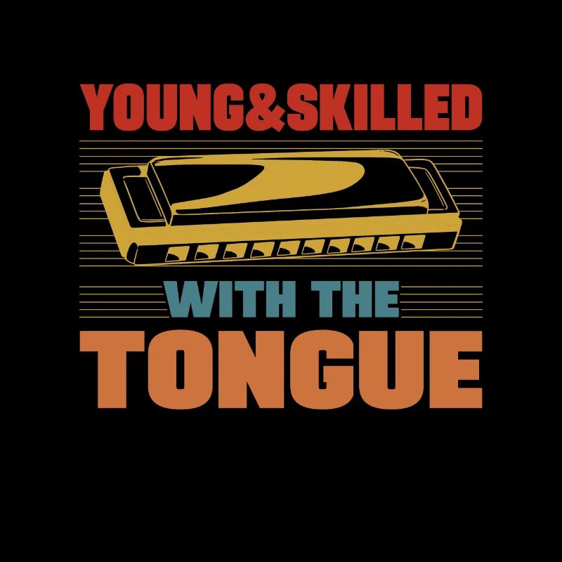 Young & Skilled With The Tongue Harmonicist Gift