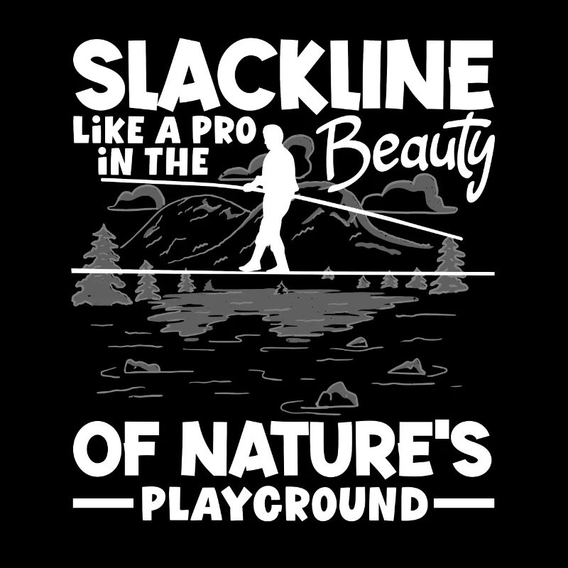 Slackline comme un pro, dans la beauté de la nature