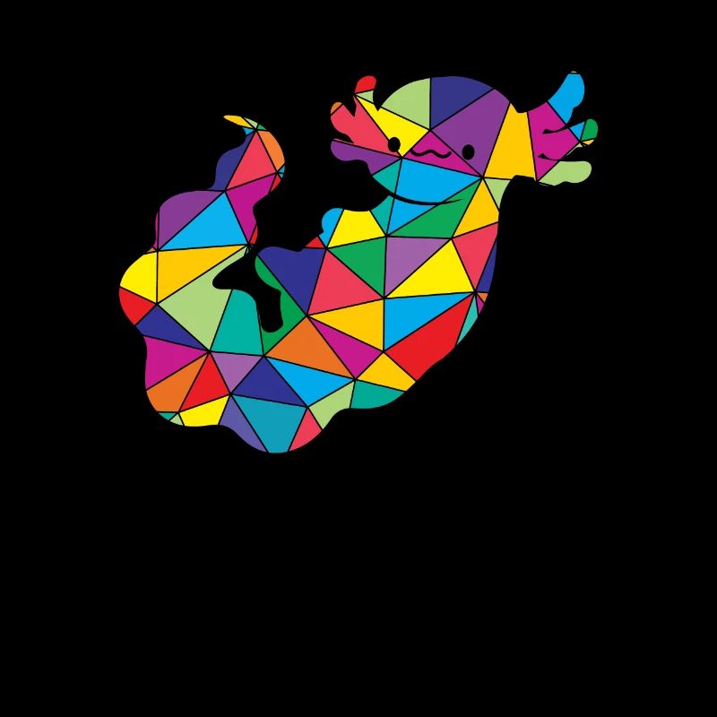 Low Poly Axolotl Géométrie Axolotl
