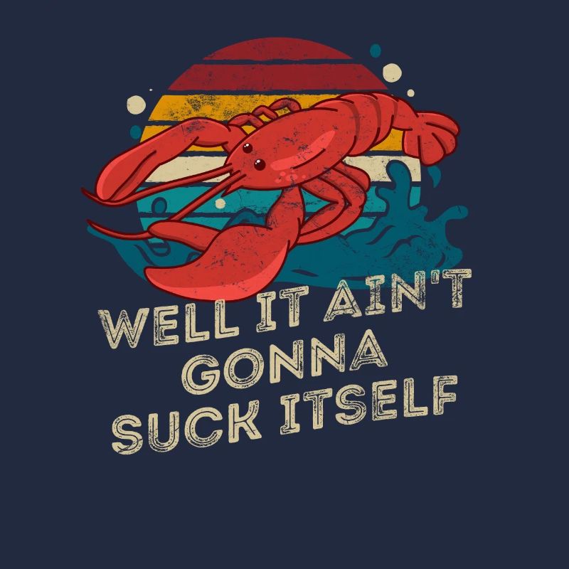 Il ne va pas se sucer Retro Crawfish Bil