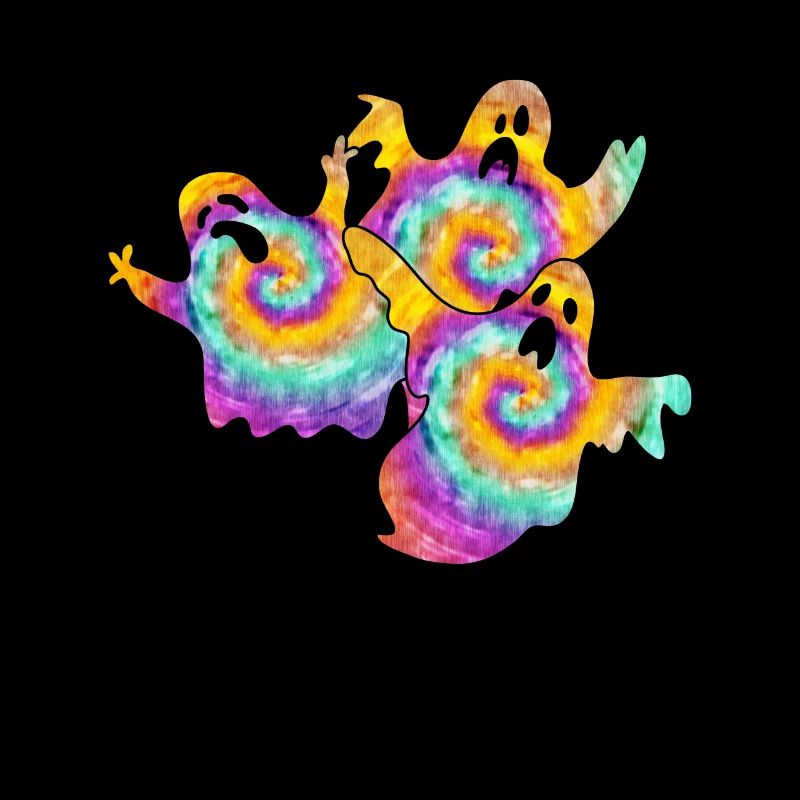 Tie Dye Bonbons Psychedelika Hippie Kostüm