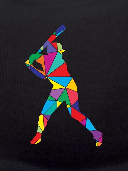 Baseball player Polygon Baseball