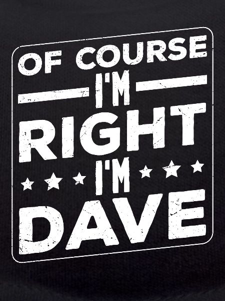 I'm Dave