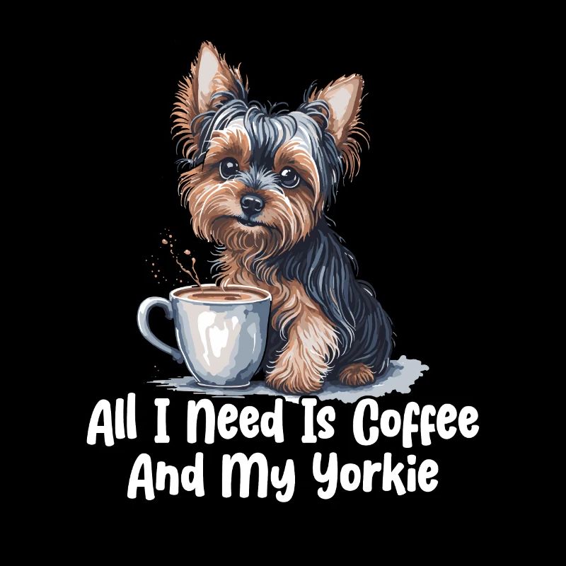 All I Need Is Coffee And My Yorkie