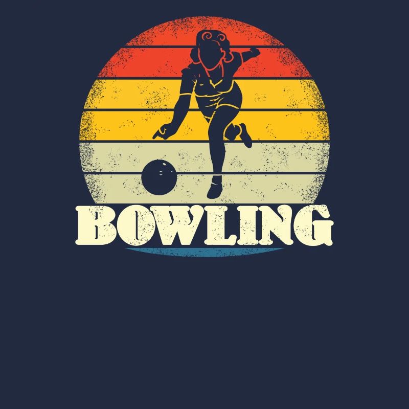 Accessoires de bowling avec motif bowling