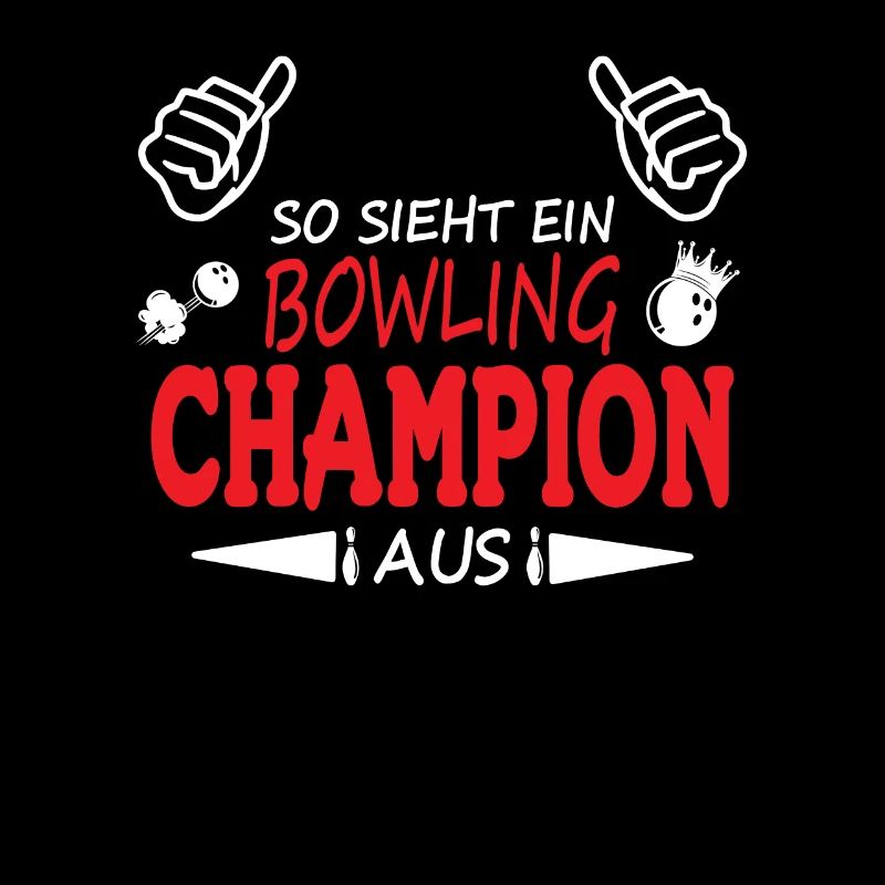 Bowling Zubehör mit Bowling Motiv