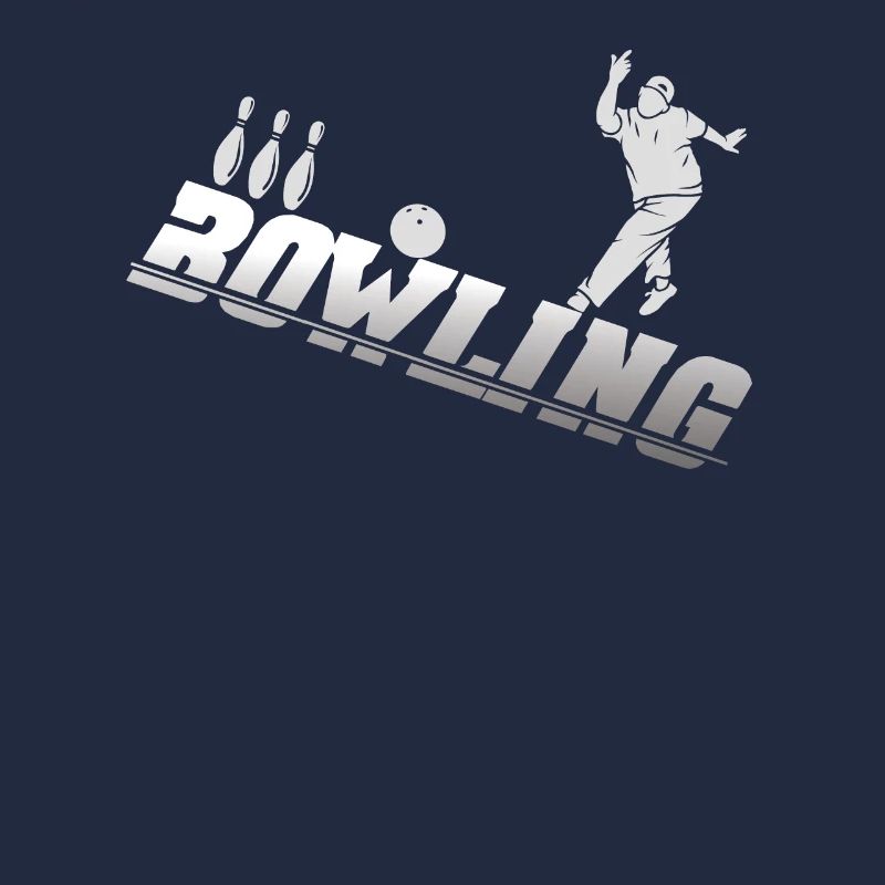Accessoires de bowling avec motif bowling