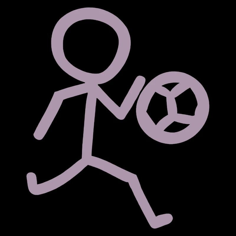 Fußballer Minimalist