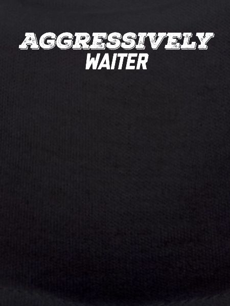 aggressiver Kellner