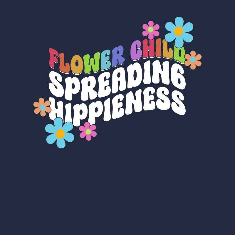 Flower Child Spreading Hippieness - Hippie