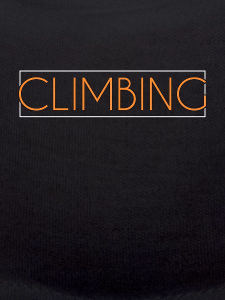 Climbing lettering