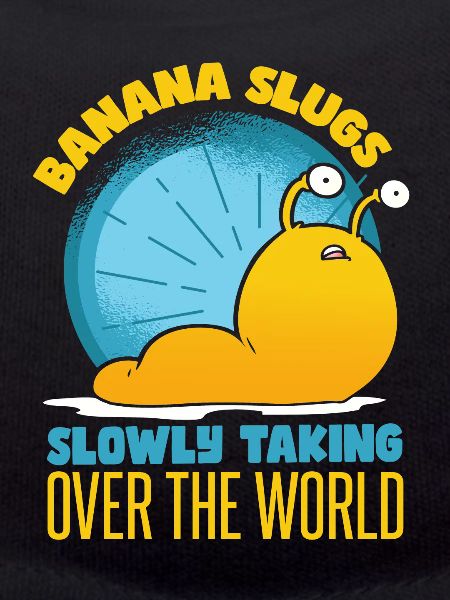 Funny Banana Slug