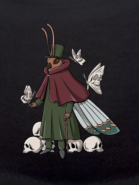 Emo Gothic Papillon Graphique
