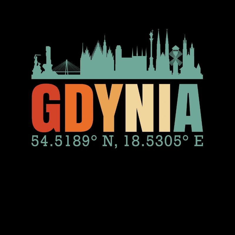Polen Gdynia Skyline