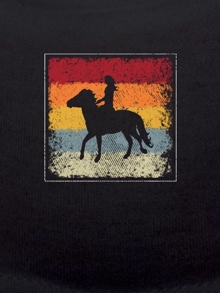 Pferde Reiten Retro