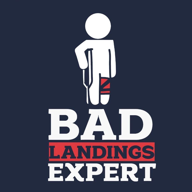 Ein Bein Witz Humor Geschenk