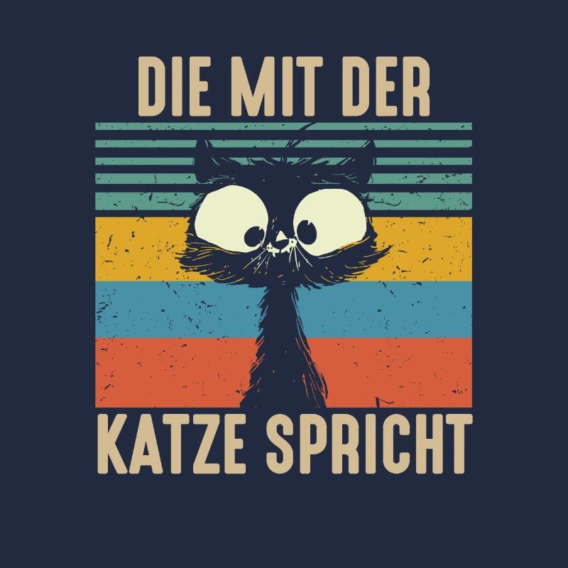 Die Mit Der Katze Spricht Katze Kätzchen