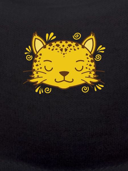 Leopard niedlicher Kopf Raubkatze