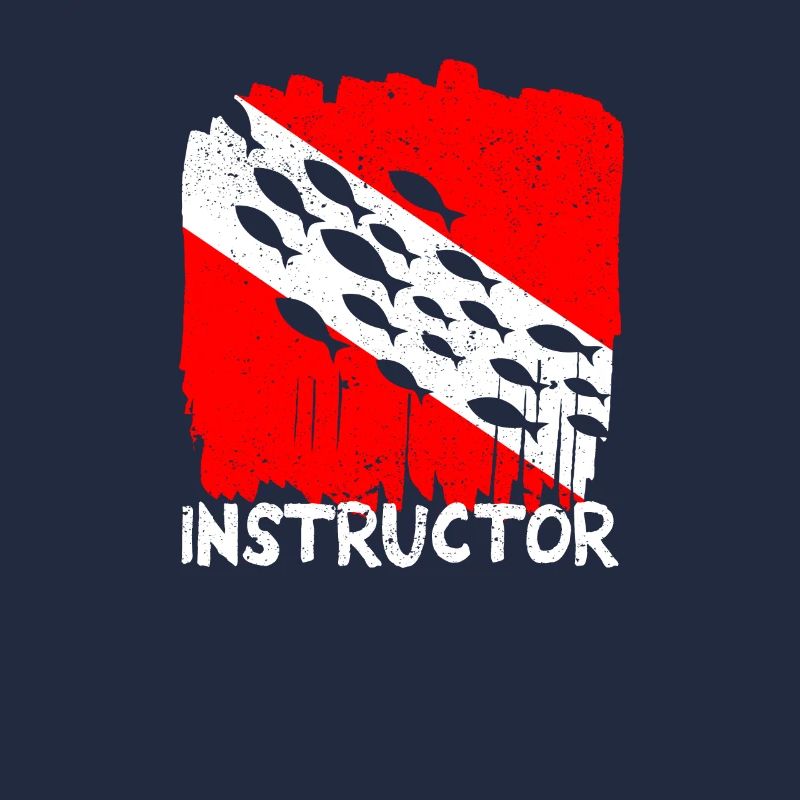 Instructor Diver Deep Diving Divemaster Student