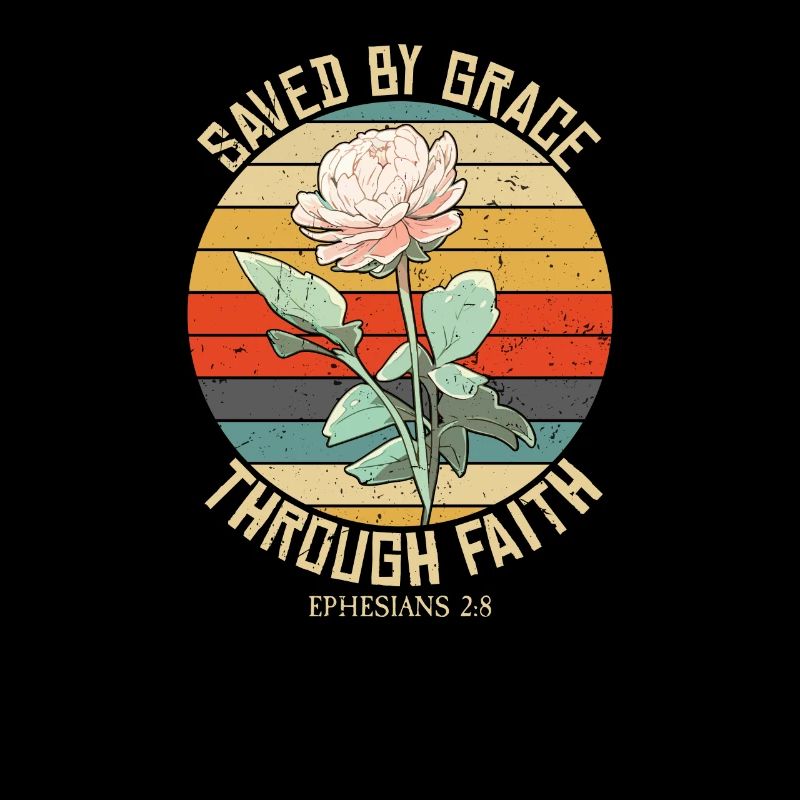 Saved By Grace Ephesians Scripture Christian Cool