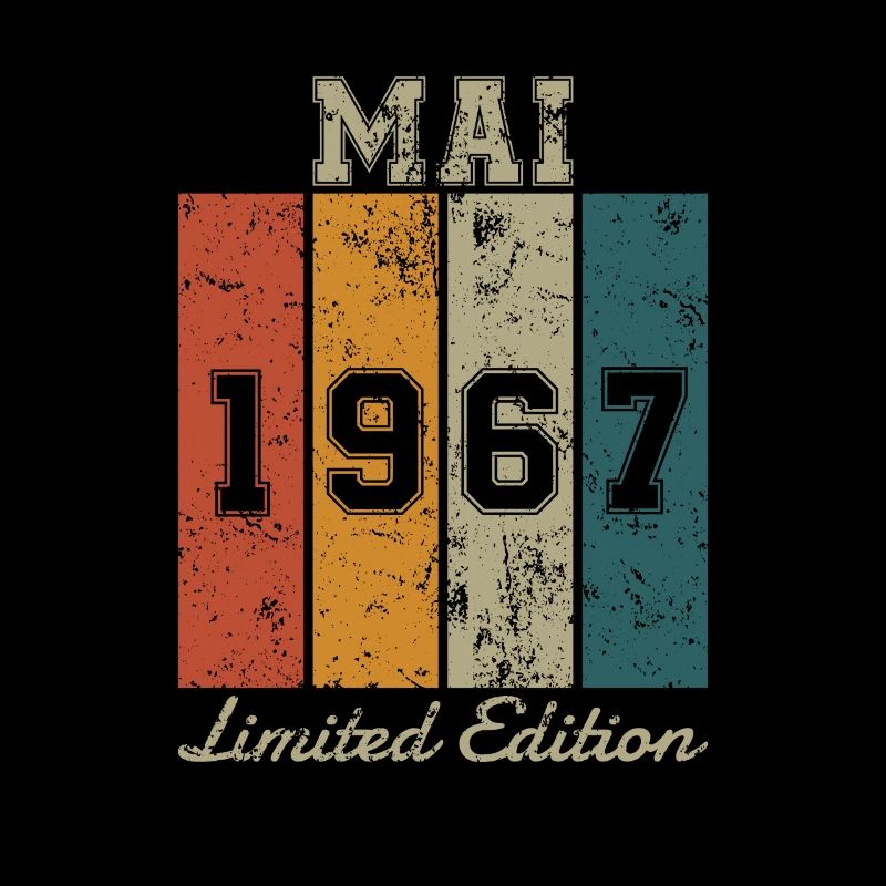 Date de naissance : Mai 1967 - Edition Limitée Rétro