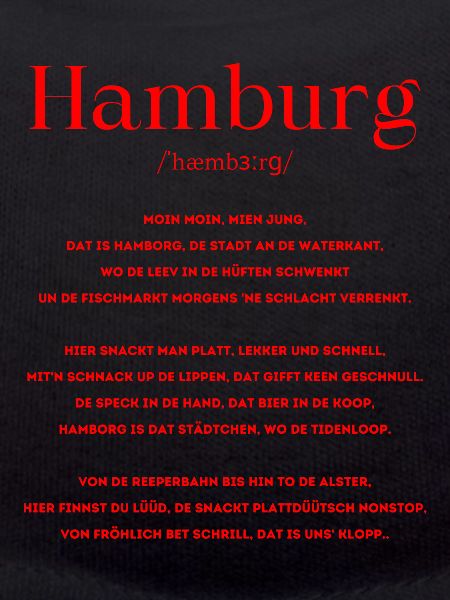 Hamburg Definition Low German