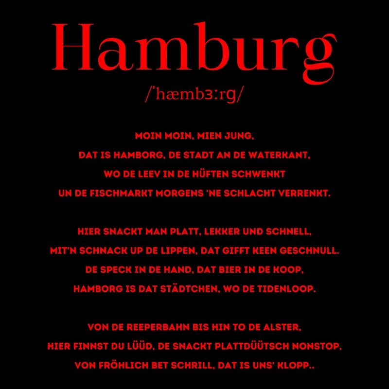 Hamburg Definition Low German
