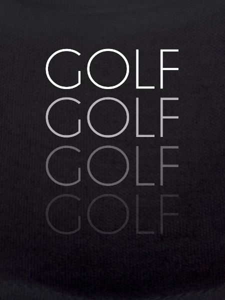 Golf lettering