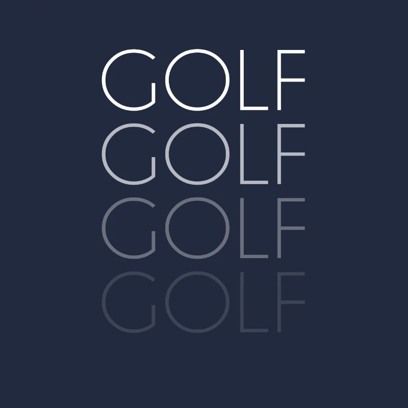 Golf lettering