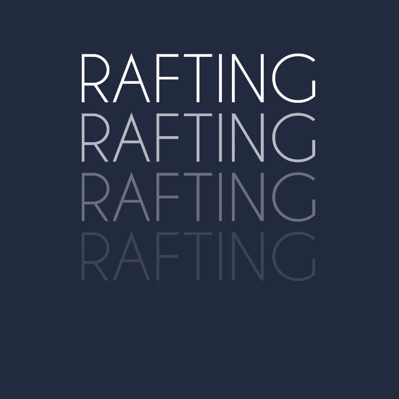 rafting lettering