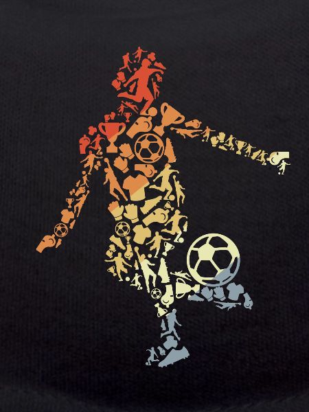 Soccer player sketch
