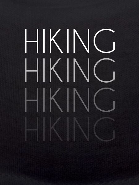 Hiking lettering