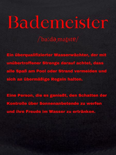 Bademeister Definition