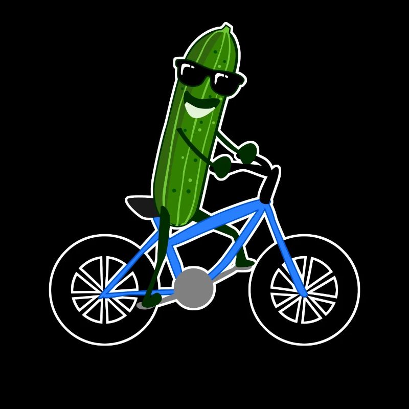 Concombre sur vélo Concombres