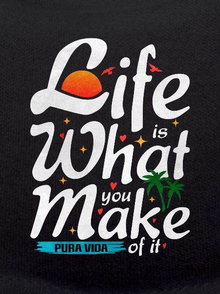Pura Vida Saying