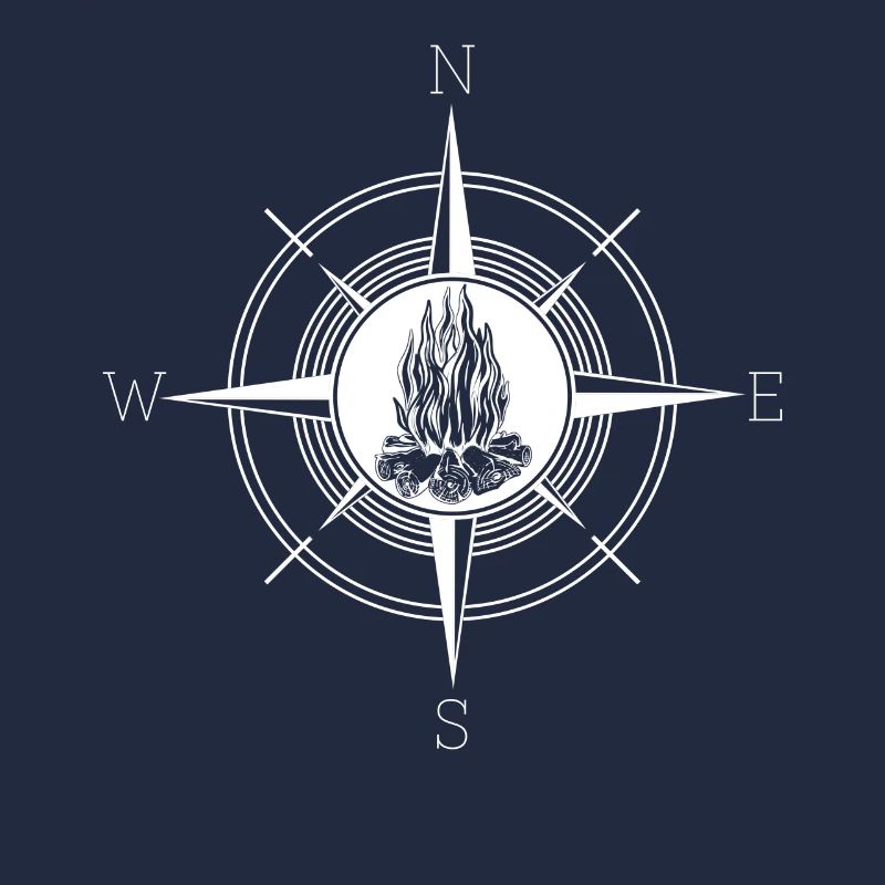 Campfire Fire Pit Compass