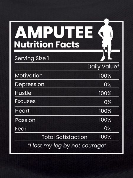 Amputated Leg Prosthesis Gift