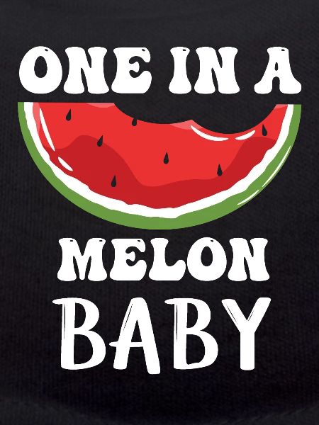 Un bébé melon pastèque