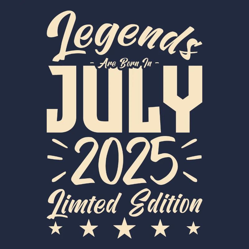 Geboren im Juli 2025. Geburtstagsgeschenk.