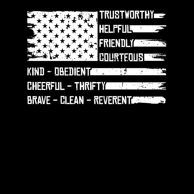Pfadfinder US Flagge
