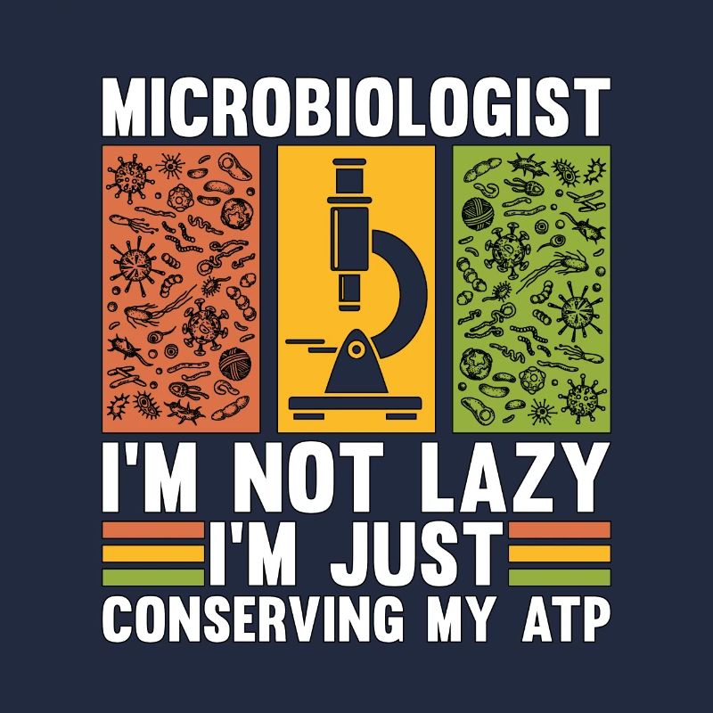 Microbiologist I'm Not Lazy Im Just Microbiology