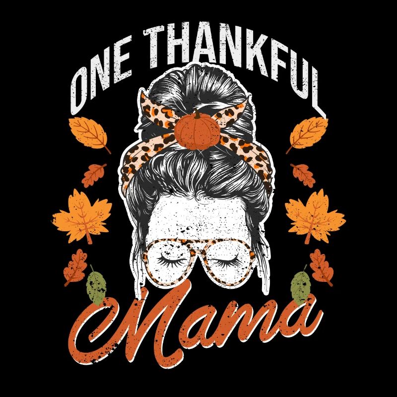Eine dankbare Mama lustig Herbst Herbst