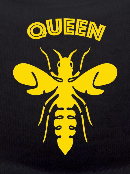 bee queen gelb