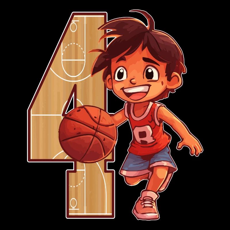 Basketball Anniversaire - 4 ans Garçon - 4.