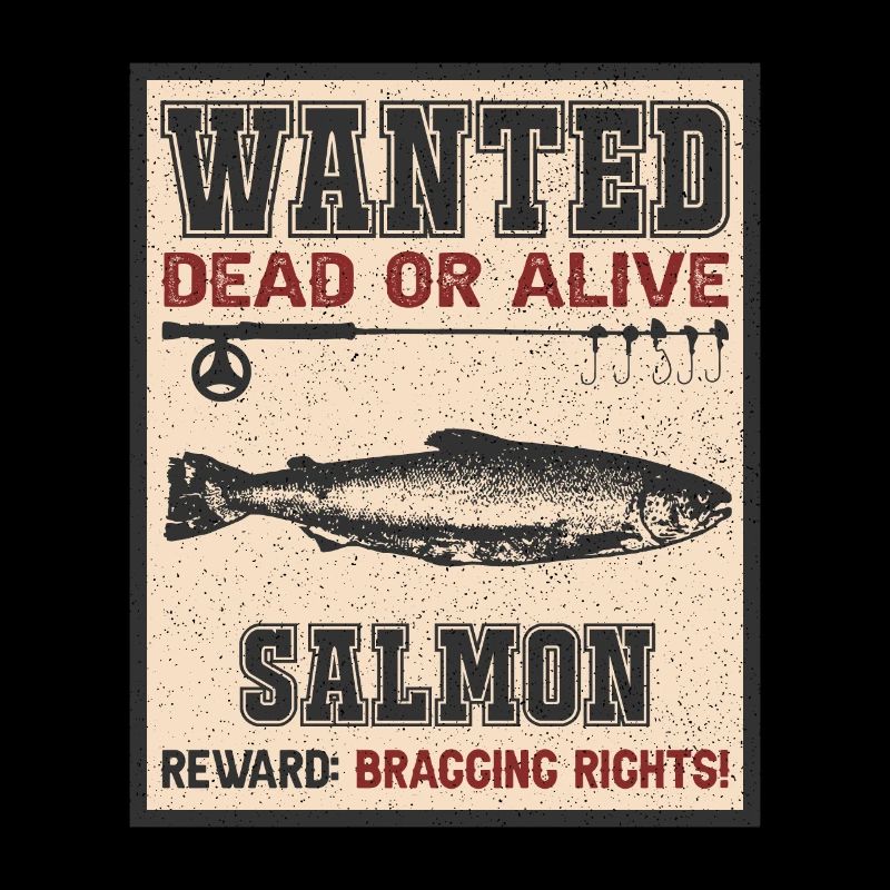 Poisson recherché - pêche au saumon